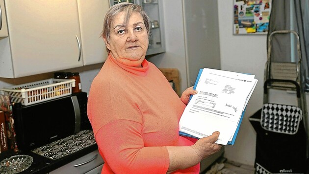 Die Pension von Anita P. beträgt 1107 Euro. (Bild: Peter Tomschi)