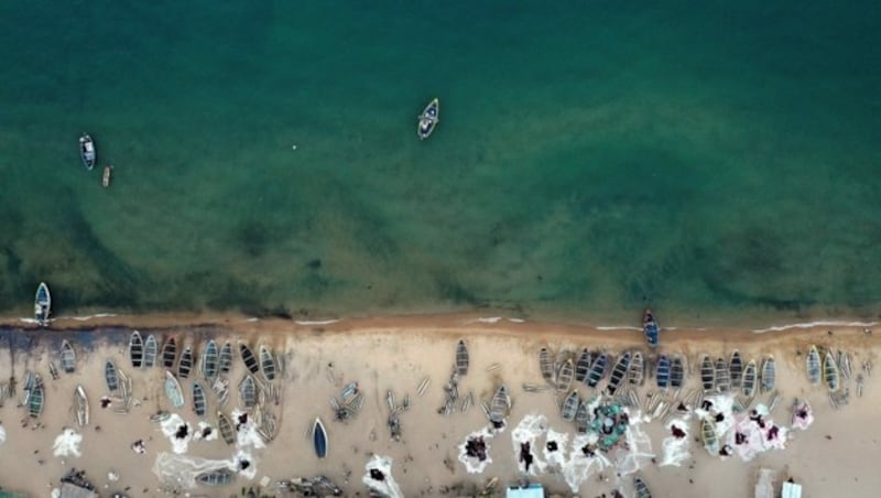 Fischerboote am Malawisee (Bild: AFP)