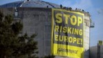 Greenpeace-Protest am AKW Fessenheim in Frankreich, welches im Jahr 2020 vom Netz ging (Bild: AFP)