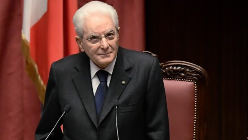 Sergio Mattarella (Bild: AP)