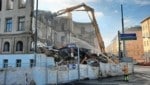 La demolición del edificio de estilo Wilhelminian en Radetzkystrasse 24-26 ha comenzado y está causando un gran revuelo.  (Imagen: Stefan Steinkogler)