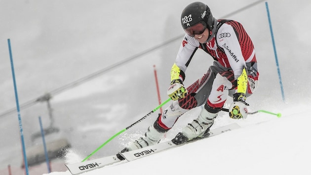 Der Lochauer Kilian Böck geht für die Ortsstelle Lech des Ski Club Arlberg an den Start - und gewann am Flumserberg einen NJR-Riesentorlauf. (Bild: Maurice Shourot)