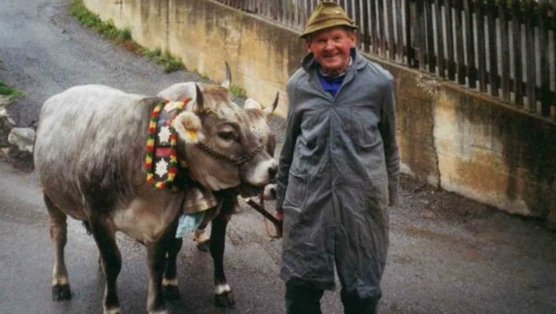 Der Serfauser Landwirt Josef Marth half den Kindern. (Bild: Zvg)