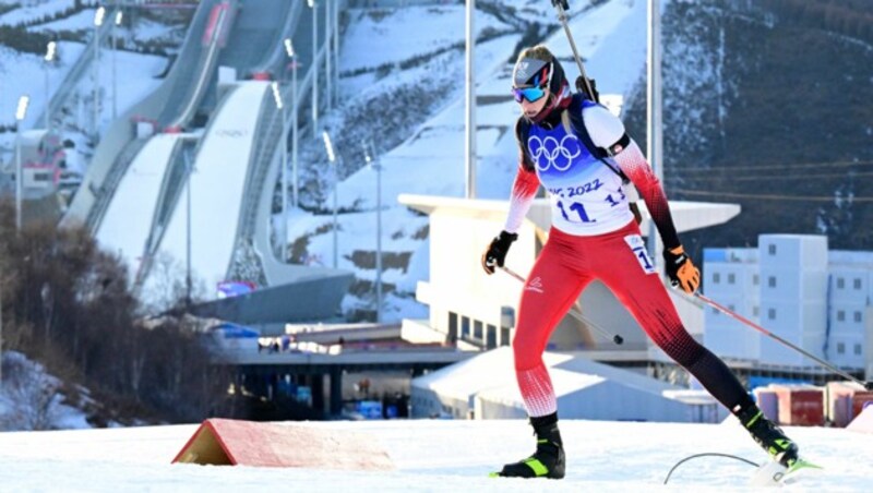 Lisa Hauser (Bild: APA/AFP/Tobias SCHWARZ)