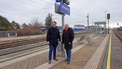 Enttäuscht: Ortschef Wendl (re.) und Vizebürgermeister Richard Payer. (Bild: Marktgemeinde Himberg)