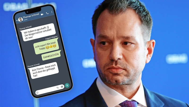 Randomly discovered chats on Thomas Schmid's cell phone caused an uproar in Germany. (Bild: Peter Tomschi, KRONE Kreativ)