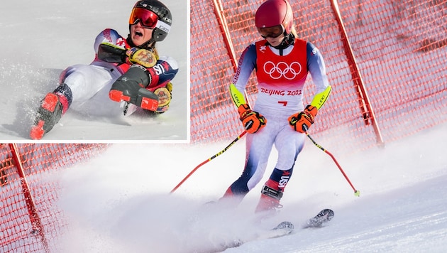 Mikaela Shiffrin (re.) und Nina O’Brien (Bild: GEPA, AP)