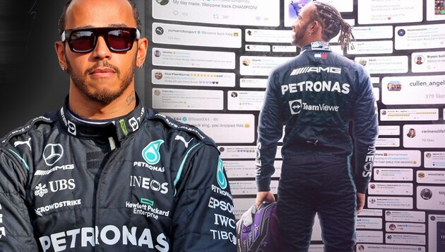Lewis Hamilton (Bild: AFP, instagram, krone.at-grafik)
