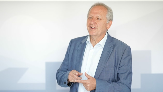 AMS-OÖ-Geschäftsführer Gerhard Straßer. (Bild: Markus Wenzel)