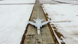 Ein russischer Kampfbomber des Typs Tupolev Tu-22M3 (Bild: AFP)