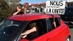 Ein „Freiheitskonvoi“ wollte von Südfrankreich nach Paris fahren – das hat die Polizei nun untersagt. (Bild: APA/AFP/GAIZKA IROZ)