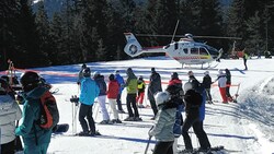 Der 67-jährige Schweizer wurde mit dem Notarzthubschrauber in die Klinik gebracht. (Bild: zVg)