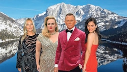 Waren schon zu Gast im Ausseerland: Kate Moss, Rebel Wilson, Daniel Craig und Natalia Imbruglia (Bild: Tom Lamm, Viennareport, Starpix/A. Tuma, AP, AFP; Krone KREATIV)