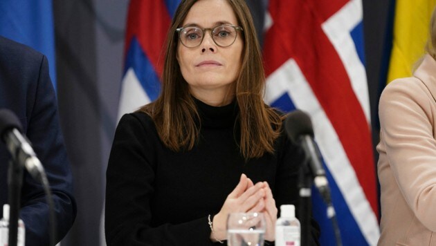 Katrín Jakobsdóttir (Bild: Mads Claus Rasmussen / Ritzau Scanpix / AFP)