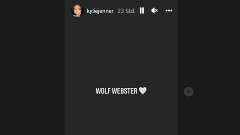 Die Verkündung erfolgte über Jenners Instagram-Account. (Bild: Instagram.com/kyliejenner/)