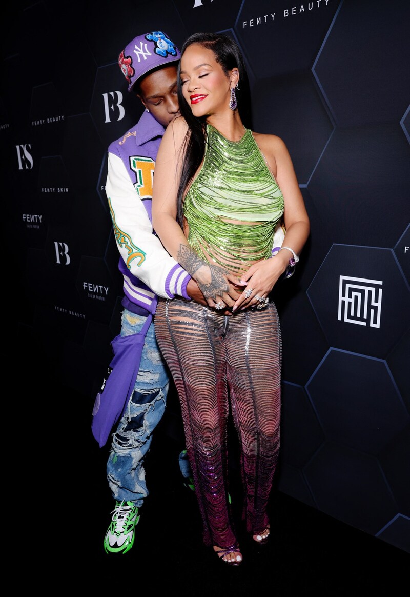 A$AP Rocky und Rihanna (Bild: APA/Rich Fury/Getty Images for Fenty Beauty & Fenty Skin/AFP)