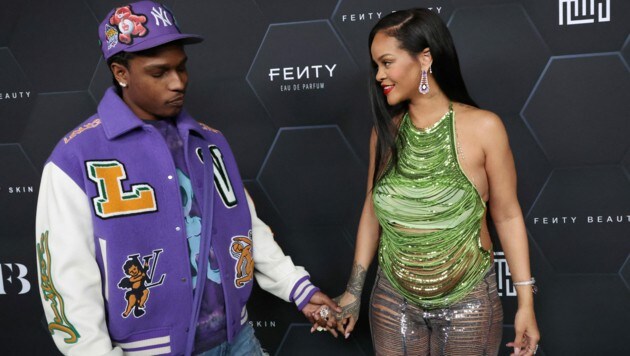 Rihanna und A$AP Rocky (Bild: Mike Coppola / GETTY IMAGES NORTH AMERICA / Getty Images via AFP)