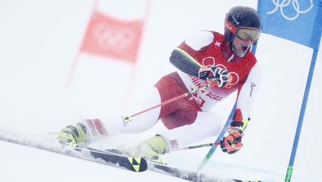 Stefan Brennsteiner war wieder auf dem Weg zu einer Medaille - und schied aus. (Bild: CHRISTIAN HARTMANN)