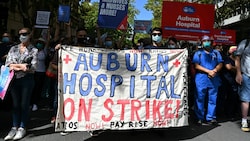 Die „Helden der Pandemie“ wollen in New South Wales die Arbeitsbedingungen nicht mehr hinnehmen. (Bild: AFP )