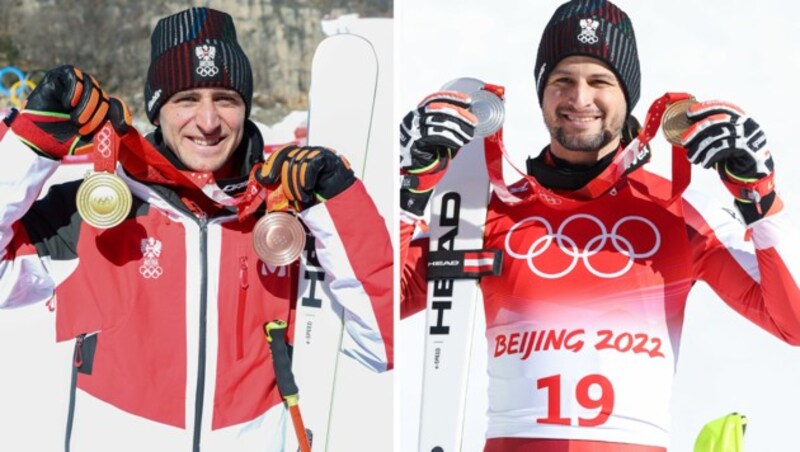 Matthias Mayer und Johannes Strolz (Bild: GEPA pictures)