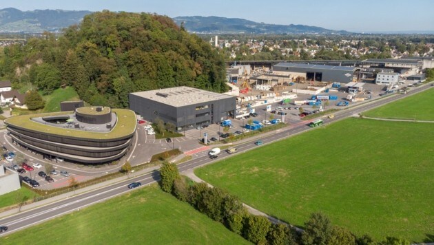 Das Firmengelände in Götzis. (Bild: Loacker Recycling)