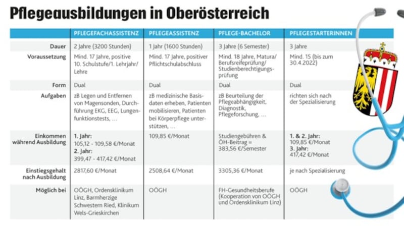 (Bild: OÖ Gesundheitsholding, Ordensklinikum Linz, Klinikum Wels-Grieskirchen, Klinikum Ried; stock.adobe.com; Krone KREATIV)