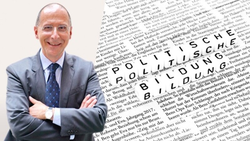 Peter Filzmaier ist Professor für Politikwissenschaft an der Universität für Weiterbildung Krems und der Karl Franzens-Universität Graz (Bild: Krone KREATIV, ORF/AP)