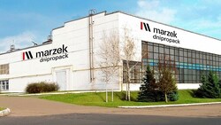 Die Traiskirchener Firma Marzek Etiketten - seit 2009 gibt es das Werk in Dnipro. (Bild: Marzek)