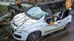 Sturmschäden am Auto sind nur mit einer Kaskoversicherung gedeckt. (Bild: APA/dpa-Zentralbild/Jens Büttner)