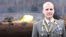 Militärexperte Oberst Markus Reisner, seit September Kommandant der Garde in Wien (Bild: Bundesheer, Reuters, Krone KREATIV)