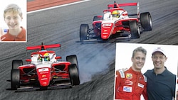 Ex-Formel-1-Pilot Alex Wurz ist stolz auf seine Jungs Charlie (Nr.7 und re.) und Oscar (kl. Bild). (Bild: Alex Wurz)