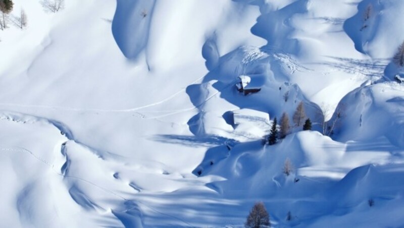 Die Bergwelt bei der Gondelfahrt zum Kitzsteinhorn beeindruckte Maria Harlander. (Bild: Maria Harlander)