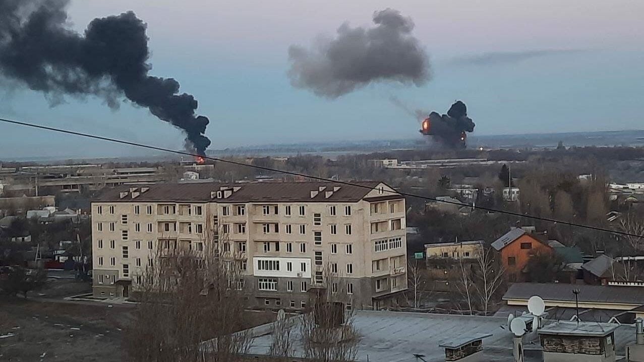 Viele Explosionen - Raketenangriffe Auf Ukraine, Massive Feuergefechte ...