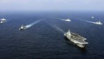 Chinesische Militärübung im ostchinesischen Meer im April 2018. Das Manöver sollte die Macht Chinas in umstrittenen Gewässern demonstrieren. (Bild: AFP)