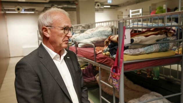 Johannes Dines, director de Caritas Salzburg (aquí en Haus Elisabeth), espera una catástrofe humanitaria.  (Imagen: Tschepp Markus)