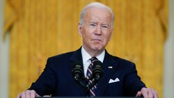 „Wir stehen an der Seite der tapferen Menschen in der Ukraine“, erklärte Biden. (Bild: AP)