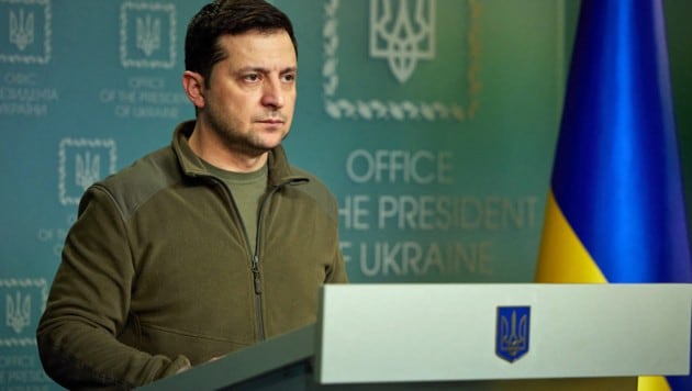 Wolodymyr Selenskyj (Bild: APA/AFP/Ukraine Presidency)