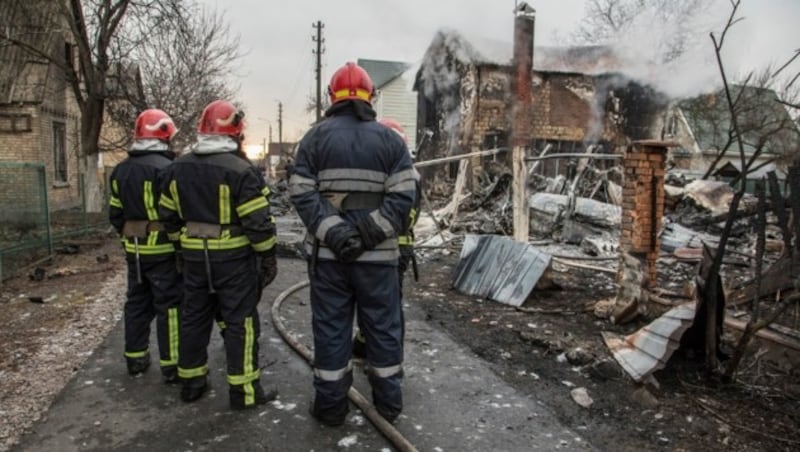 Der Krieg ist in Kiew angekommen. (Bild: AP)