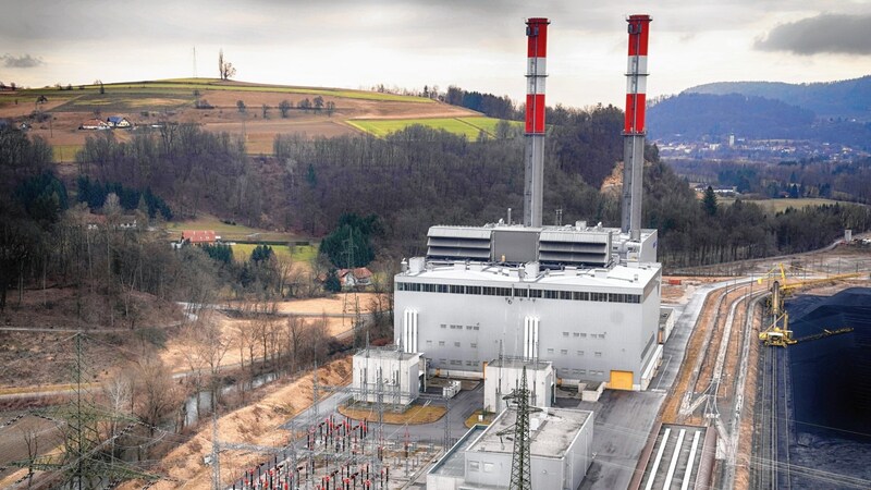 Das Gaskraftwerk in Mellach liefert einen Großteil der Grazer Fernwärme. (Bild: Sepp Pail)