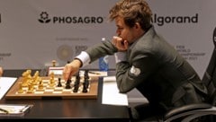 Magnus Carlsen (Bild: APA/AFP)