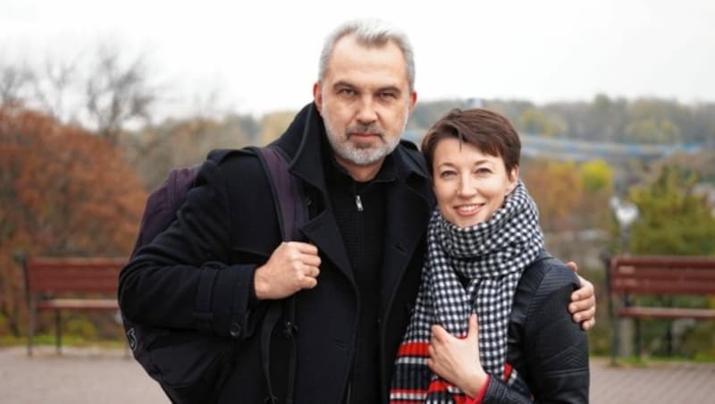 Julia Cimafiejeva und Alhierd Bacharevic aus Belarus sind seit 2020 „Artists in Exile“ in Graz (Bild: Iya Kiva)