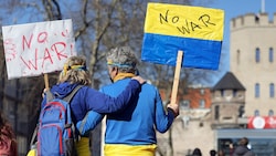 Protest für Frieden in der Ukraine (Archivbild) (Bild: APA/dpa/Oliver Berg)