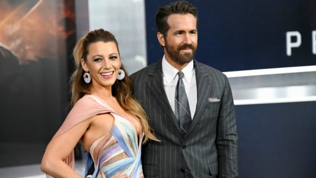 Ryan Reynolds mit Ehefrau Blake Lively (Bild: 2022 Invision)