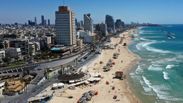 Strand von Tel Aviv (Bild: Gil COHEN-MAGEN / AFP)