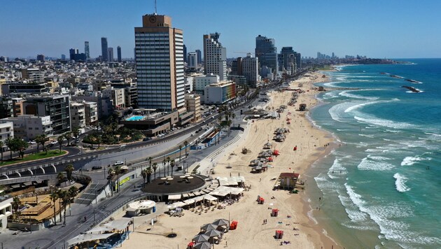 Strand von Tel Aviv (Bild: Gil COHEN-MAGEN / AFP)