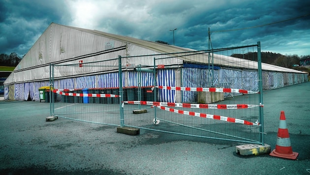 Das Grenzmanagement an der steirisch-slowenischen Grenze in Spielfeld (Bild: Sepp Pail)