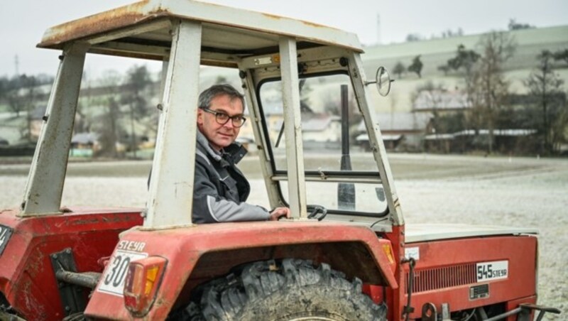 Franz Waldenberger, Präsident der Landwirtschaftskammer OÖ, ist selbst Landwirt. (Bild: Wenzel Markus)