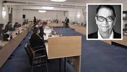 Georg Streiter (re.) ist Kommunikationsprofi. Er berät die ÖVP im Ausschuss. Am Mittwoch sagt Kanzler Karl Nehammer aus. (Bild: Krone KREATIV, APA, Privat)