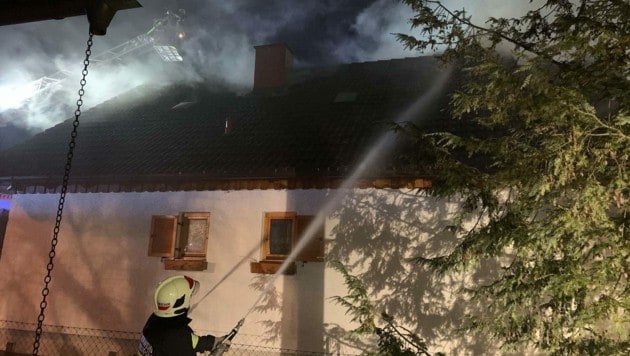 Incendio en Wilhelmsburg (Imagen: FF St. Pölten-St. Georgen)