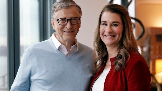Bill Gates und Melinda Gates gaben 2021 ihre Trennung bekannt. Das Paar war 27 Jahre lang verheiratet. (Bild: AP)